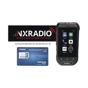KIT Radio RG360 +12 Meses Servicio NXRADIOTERMINAL + SIM YOBI 1GB Mensual por 12 Meses