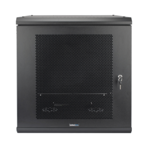 Gabinete de Pared con Puerta Perforada, 635mm de Profundidad, 12U Rack de 19 in, Acero Reforzado