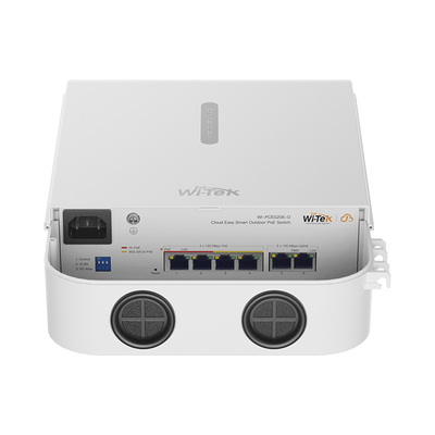 Switch PoE para exterior / Administración en la nube / Con 4 puertos 10/100 Mbsp PoE af/at / 2 Puertos Uplink 10/100 MBPS / Presupuesto 60 W / PoE hasta 250 metros / Soporta protocolo ONVIF - Image 7