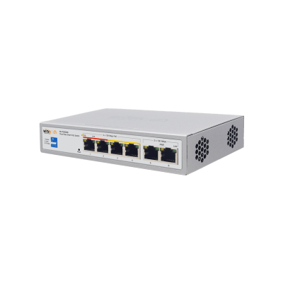 Switch PoE / Administración en la nube / Con 4 puertos 10/100 Mbsp PoE af/at / 2 Puertos Uplink 10/100 MBPS / Presupuesto 60 W / PoE hasta 250 metros / Soporta protocolo ONVIF - Image 3