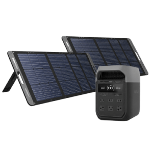 KIT DE ENERGÍA PORTÁTIL ECOFLOW E980 Y PANEL SOLAR 200W