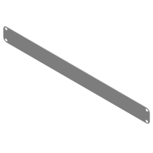 Tapa Ciega para Rack / 1 Unidad (1U) / 19 Pulgadas / Acero Calibre 14 / Pintura Electrostática Blanca / 483 x 44 mm (19 x 1.73 in)