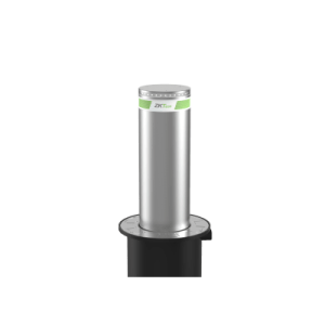 Bolardo Automático de Seguridad / Hidráulico / 219 mm Diámetro / Elevación 600 mm (23.6 in) / 4 Segundos Operación / IP68 / Control Remoto 100 m (328 ft) / LED Integrado