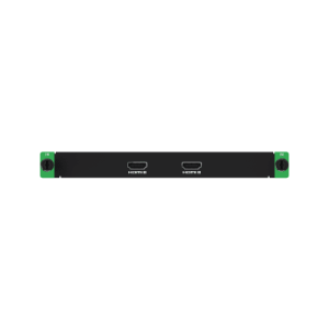Tarjeta de Entrada HDMI 4K 2 Canales / Resolución 4K60 (4096x2160) / HDMI 2.0 / HDR10 y HLG / HDCP 2.3 / Audio Dual Channel 48 kHz / Frame Rate 24-120 Hz
