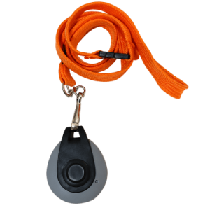 Colgante con Botón de Alarma Inalámbrico NX0130/B / Radio Frecuencia 868.30 MHz / Comunicación Bidireccional / Alcance 75 m / Batería CR2354 Duración 2-4 Años / IP65 / Indicador LED Bicolor / Anti-Estrangulamiento