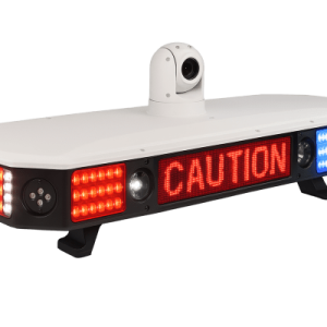 Sistema Inteligente de Luces de Policía PL100 / 8 Cámaras HD AI / Reconocimiento Facial y Placas / 4G/5G / Sirena 100W / Pantalla LED / Cumple GB 13954-2009