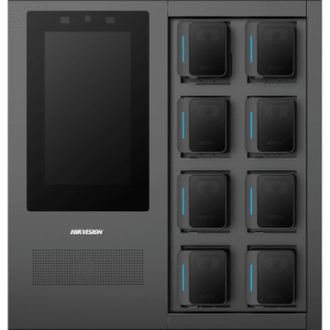 Estación de Carga y Respaldo de Información para Bodycam HIKVISION / Acceso por Reconocimiento Facial / Incluye 1 HDD de 2 TB