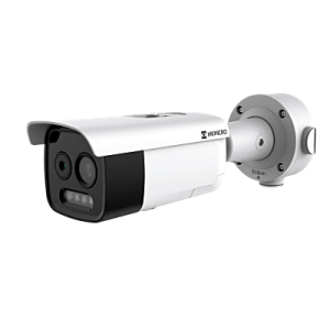 (HIKMICRO) Cámara Bala IP Bi-Espectral / Térmica (256 X 192 / 3.6 mm) + Óptica (5 MP / 4.3 mm) / IA GUANLAN / Rango: -20°C a 650°C / 2°C Tolerancia / Detección de Fuego y Humo / Alarma Visual y Audible / Dual Light