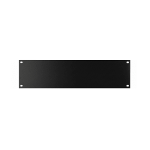 Tapa Ciega para Rack de 19 Pulgadas, 2 UR, Acero Negro