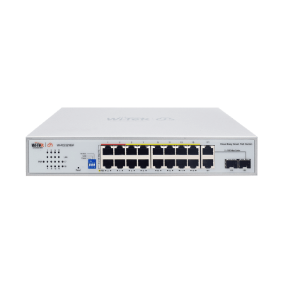 Switch PoE / Administración en la nube / Con 16 puertos 10/100 Mbps PoE af/at/bt / 2 Puertos SFP Uplink 10/100/1000 MBPS / Presupuesto 250 W / PoE hasta 250 metros / Soporta protocolo ONVIF - Image 2