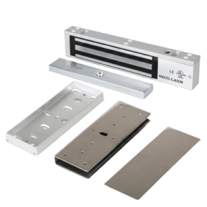 Kit Para Control de Acceso Incluye Chapa Magnética de 600 Lbs  / Montaje En "U" Para Puerta de Cristal /  Uso Interior / Certificación UL