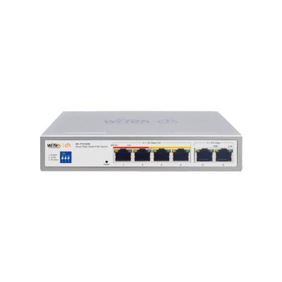 Switch PoE / Administración en la nube / Con 4 puertos 10/100 Mbsp PoE af/at / 2 Puertos Uplink 10/100 MBPS / Presupuesto 60 W / PoE hasta 250 metros / Soporta protocolo ONVIF - Image 2