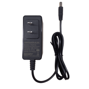 Adaptador de Corriente DC / 5V 3A 15W / Entrada 100-240V AC / Protección Sobre-Corriente y Cortocircuito / LED Indicador / Plug 5.5mm x 2.1mm