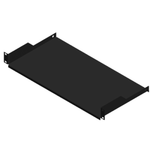 Charola para Rack de 19" de 2 postes, 23 cm de Profundidad, 1 Unidad de rack