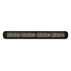 Luz auxiliar Giga Thin 11¨ Quadcolor Rojo/Azul/Ambar/Blanco 48 LED Con funcionalidad de director de tráfico