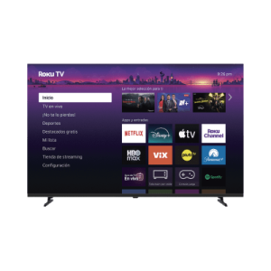 SmartTV QLED 50 Pulgadas 4K UHD / Resolución 3840x2160 / 3 HDMI con ARC / Wifi Integrado / Smart TV ROKU / VESA 200x200 mm