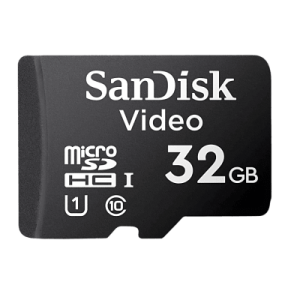 Memoria microSD SanDisk 32GB / Alta Resistencia / Videovigilancia / Clase 10