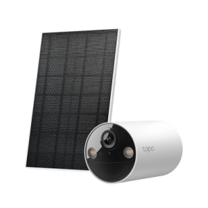 Kit Cámara Seguridad Solar / 2K 3MP (2304×1296 px) / Visión Nocturna Color / Batería 6400 mAh 180 Días / IP65 / Panel Solar Integrado / Detección IA Personas / Audio Bidireccional