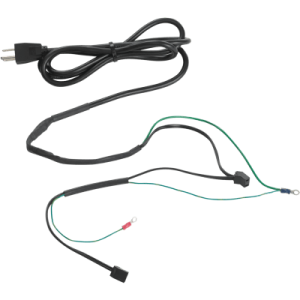Fan Cord con Termostato Integrado / 1.8 m (5.9 ft) / 115V / 10A / Cobre / Negro / 2 Conectores para Ventiladores