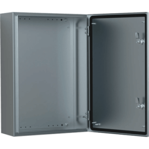 Gabinete de Acero Inoxidable 304L ASR IP66 240x240x150 mm (9.4 x 9.4 x 5.9 in) / 2 Cerraduras / Montaje Placa 2 mm