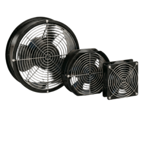 Ventilador Axial Compacto 6 Pulgadas / 115VAC / 102CFM / Silencioso / Acero Negro / 50,000 Horas Operación