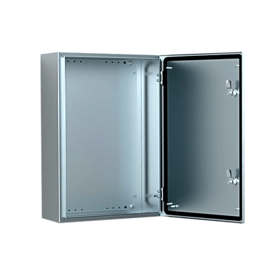 Gabinete de Acero Inoxidable 304L ASR IP66 / 600x400x210 mm (23.6x15.7x8.3 in) / 2 Cerraduras / Montaje Placa 2 mm - Image 2