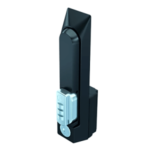 Chapa de Seguridad para Gabinete Con Combinación de 3 Dígitos / Control Llave Maestra / Acero Negro Texturizado / Dimensiones 7.50 x 1.38 x 2.50 in