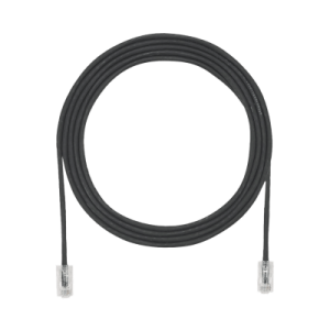 Cable de Parcheo UTP Cat6A, CM/LSZH, Diámetro Reducido (28AWG), Color Negro, 6 ft.