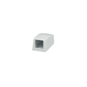 Caja de Montaje en Superficie, Para 1 Módulo Mini-Com, Color Blanco