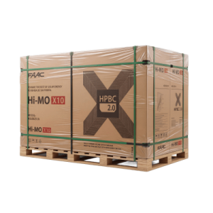 Pallet con 36 piezas de Modulo Solar LR866HVD645M  HI-MO X10,  645 W BIFACIAL , 53.7 Vcc, Monocristalino HPBC