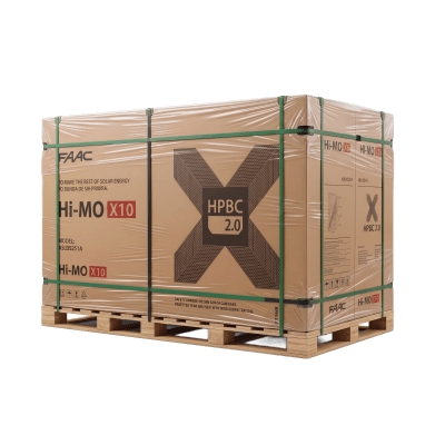 Pallet Con 36 Modulos LR772HVH645MLONGi Hi-MO X10 Explorer / 645 W / HPBC 2.0 / 23.9% Eficiencia / Monocristalino