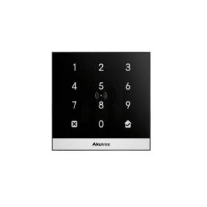 Teclado de Control de Acceso + Bracket de Instalación / Administración 100% en la Nube / Interfaz WEB / POE / Lector Prox 125 kHz / MIFARE 13.56MHz / NFC / APP Smart Plus / Control de 1 Puerta / PIN Para Visitas / IP65