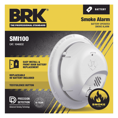 Detector de Humo Autónomo / Tecnología Ionización / Alarma 85 dB / Botón Prueba y Silencio / Diseño Compacto - Image 6