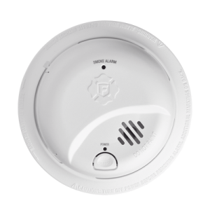 Detector de Humo Autónomo / Tecnología Ionización / Alarma 85 dB / Botón Prueba y Silencio / Diseño Compacto