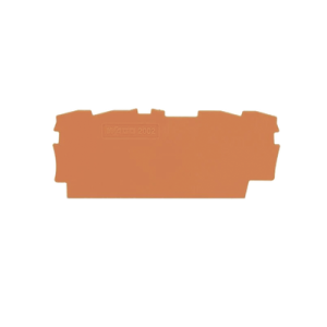 Placa Final e Intermedia / 0.8 mm Espesor / Naranja / Poliamida PA 66 / UL94 V0 / Montaje Encajable / 70 x 33 mm (2.76 x 1.30 in)