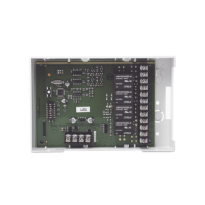 Módulo de Expansión de Relés / 4 SPDT Forma C / Interfaz por Línea de Teclado / 15 Direcciones DIP Switch / Supervisión de Comunicación y Corte de Cable / Montaje Interno o Remoto