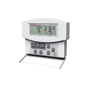 Detector de temperatura y humedad / 4 zonas / -50°C a 150°C / 4 salidas de relé / LCD / 8 eventos de alarma