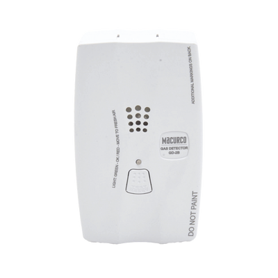 Detector de Gas Combustible / Cobertura 83 m² / Alarma 85 dBA a 3 m / Alimentación 12-24 VCC/VCA / Relevador SPST 100 mA / Certificación UL