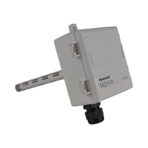 Detector de humedad y temperatura para ductos / Termistor 20 kOhm / Precisión 2% HR / 24 VCA o 12-30 VCD