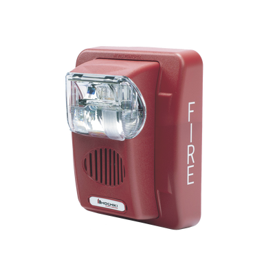Sirena Estrobo / 12 Vcd / Multi-Candela 15-75 cd / Montaje en Pared / 4.17 x 3.77 x 2.08 pulgadas / Rojo - Image 4