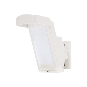 Detector de Movimiento PIR / 100% Exterior / Inalámbrico / 12 m (39.4 ft) a 85° / Montaje 2.5-3 m (8.2-9.8 ft) / Antimascota / Antienmascaramiento