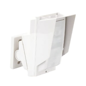 Detector de Movimiento PIR / Exterior 100% / Alcance 24 m (78.7 ft) / Instalación 3 m (9.8 ft) / Ajuste 180° Horizontal / Enmascaramiento Selectivo