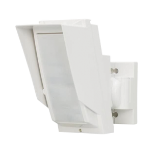 Detector PIR Exterior / Alcance 24 m (78.7 ft) / Inclinación Ajustable / Enmascaramiento de Zonas / Diferenciación Humana-Animal / Alimentación por Baterías