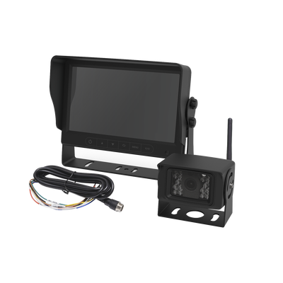Camara de Reversa Inalambrica y Monitor para Vehiculos de Trabajo y Montacargas - Image 2