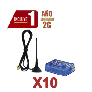 Comunicador de Alarma / 2G / 10 Unidades / App Remota / 100 Usuarios / 3x4.5x1.5 cm