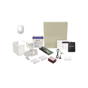 Kit de Alarma / Panel con Teclado Integrado / Comunicador 4GLTEM/5G / 2 Años Servicio Ilimitado / 8 Zonas Programables / 40 Zonas Inalámbricas / PIR Interior / Sirena 30 W / 2 Contactos Magnéticos