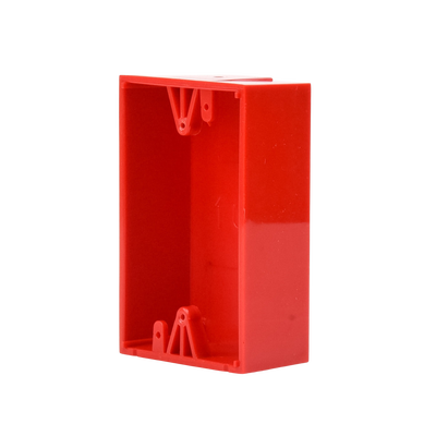Caja trasera de montaje en superficie / Policarbonato resistente / 1.5 pulgadas (38mm) / Compatible botones STI #0, #1, #3, #4, #7 / Clasificación 5VA / UL y cUL / Rojo y azul - Image 3