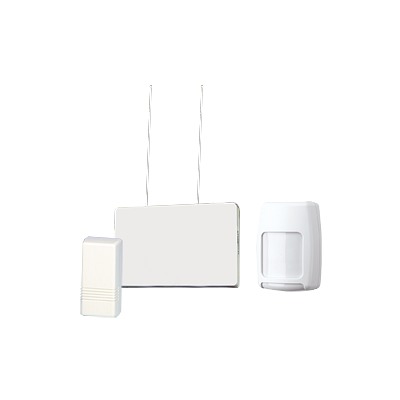 Kit de Receptor Inalámbrico / 2 Contactos Magnéticos de Alta Precisión / 2 Contactos Magnéticos con Imán Integrado / Detector de Movimiento PIR / Batería 3-5 Años