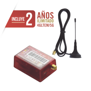 Comunicador de Alarma Universal / LTE 5G / Dual SIM / Multicarrier / 100 Usuarios Simultáneos / Programación Remota
