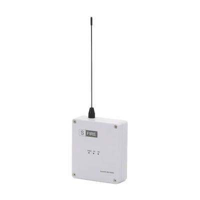 Transmisor Inalámbrico / Alcance 2500 m (8202.1 ft) / 2 Contactos Secos NA / 433.92 MHz / 12 Vcc / IP para Alarmas